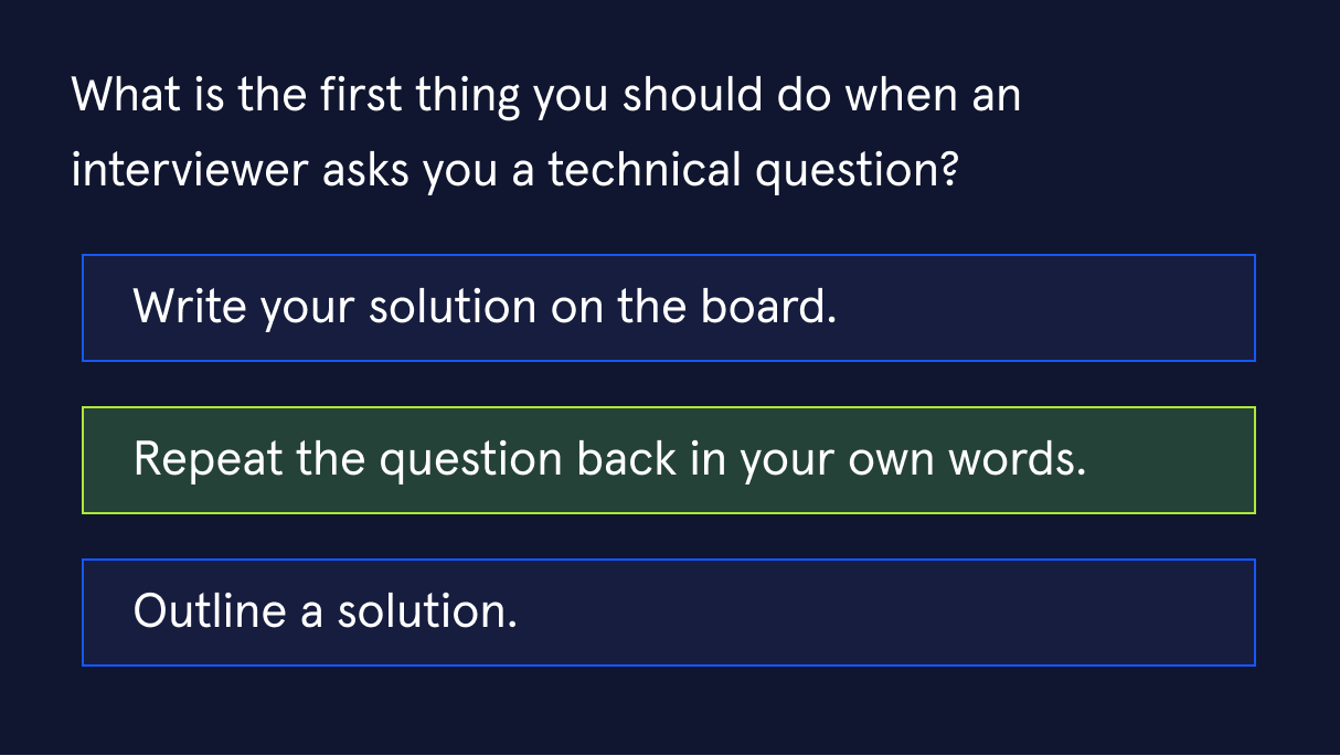 Develop the confidence that comes from knowing how to answer any question.